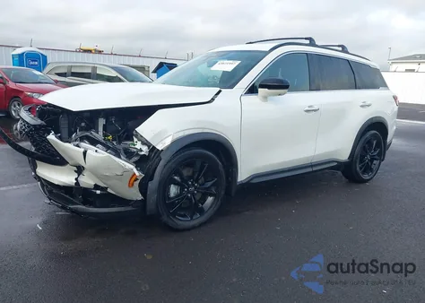 2025 Infiniti Qx60 Luxe Awd из США, поврежденный, VIN 5N1AL1FS9SC347947